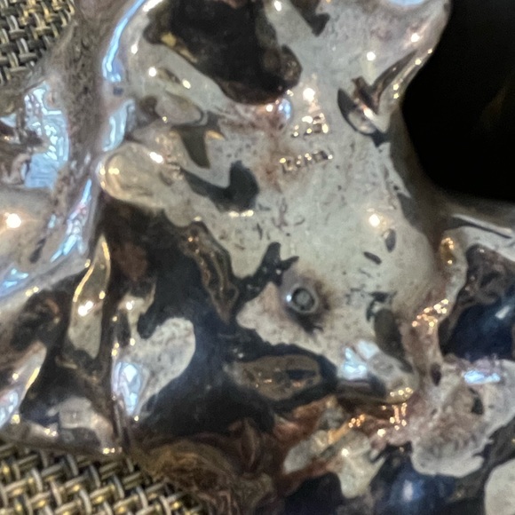 Signed bohemian sterling piece made in Israel! - Picture 8 of 8